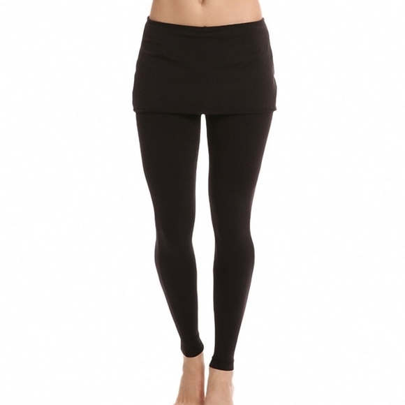 Prana Pants - 🍁HP🍁Prana▪️Black Skirted Leggings